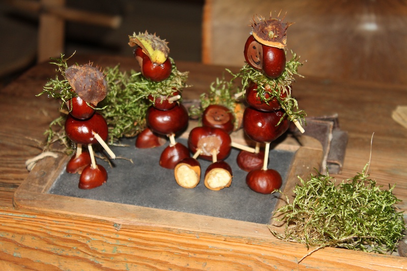 Kastanienfiguren